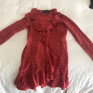 Realisation red wrap dress